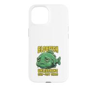 Carcasa para iPhone 15 Pez Blob Caos Divertido Diseno Oceano