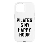 Carcasa para iPhone 15 Pilates is My Happy Gym Hour Women Girls Do Pilates Sayings