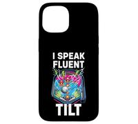 Carcasa para iPhone 15 Pinball Machine Player I Speak Fluent Tilt Arcade