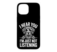 Carcasa para iPhone 15 Plott Hounds Divertido Perro de Plott