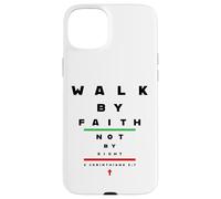 Carcasa para iPhone 15 Plus 2 Corinthians 5:7 - Walk by Faith Not by Sight Vision Chart