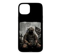 Carcasa para iPhone 15 Plus 2 Timothy 2:3 Endure Hardness as a Good Soldier of Christ