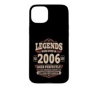 Carcasa para iPhone 15 Plus 20 Cumpleaños Hombre Regalo Vintage Año 2006