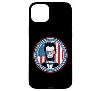 Carcasa para iPhone 15 Plus 4th of July America Flag Merica Abe Lincoln Independence Day