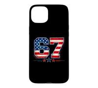 Carcasa para iPhone 15 Plus 4th of July Funny 67 Six Seven Meme Patriotic Men Women Kids