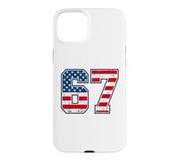 Carcasa para iPhone 15 Plus 4th of July Funny 67 Six Seven Meme Patriotic Men Women Kids