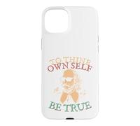 Carcasa para iPhone 15 Plus A tu Propio yo sé Verdadero. Shakespeare en Gafas de Sol Hamlet