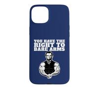 Carcasa para iPhone 15 Plus Abraham Lincoln Bare Arms Tienes Derecho a Las Armas Desnudas