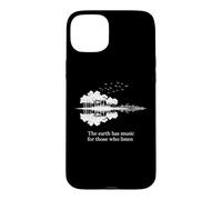 Carcasa para iPhone 15 Plus Acoustic Guitar Earth Has Music For Those Who Listen