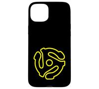 Carcasa para iPhone 15 Plus Adaptador de Disco Vintage de 45 RPM con Eje de música de Vinilo Retro