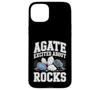 Carcasa para iPhone 15 Plus Agate Excited About Rocks Nerd de geología de Rocas |-