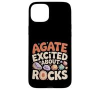 Carcasa para iPhone 15 Plus Agate Excited About Rocks Nerd de geología de Rocas -