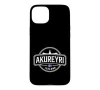 Carcasa para iPhone 15 Plus Akureyri Islandia City Travel North Adventure