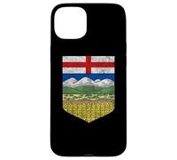 Carcasa para iPhone 15 Plus Alberta Escudo DE Armas Bandera Canadiense Edmonton Calgary