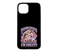 Carcasa para iPhone 15 Plus Aliméntame Cupcakes Y Dime Im Pretty Bunny