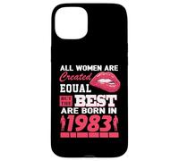 Carcasa para iPhone 15 Plus All Women Are Born In 1983 43 Years Old Funny 43rd Birthday