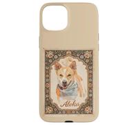 Carcasa para iPhone 15 Plus Aloka The Walk for Peace Dog Spreading Hope Indian Art