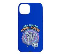 Carcasa para iPhone 15 Plus Alto Tráfico Portal Acceso Interdimensional Highway Alien