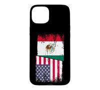 Carcasa para iPhone 15 Plus American Citizen Mexican Root Illustration Graphic Designs