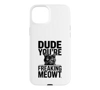 Carcasa para iPhone 15 Plus Amigo, Eres una Maldita Imagen de Gato sorprendido por Meowt