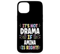 Carcasa para iPhone 15 Plus Amina Personalized Women's Gift Custom Amina