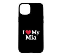 Carcasa para iPhone 15 Plus Amo mi corazón MIA Love MIA