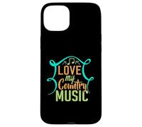 Carcasa para iPhone 15 Plus Amo mi música Country para los fanáticos del Country Western