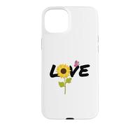 Carcasa para iPhone 15 Plus Amor Girasol Mariposa - Mariposas Girasol
