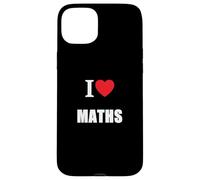 Carcasa para iPhone 15 Plus Amor Matemáticas Estudiantes Matemáticos