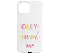 Carcasa para iPhone 15 Plus Amy Personalized Name Funny Cute Custom Amy Name