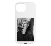 Carcasa para iPhone 15 Plus Andy Warhol Artista Cineasta Icono Cultural 1965 Foto