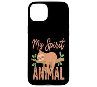 Carcasa para iPhone 15 Plus Animal Perezoso de My Spirit, Divertido y Lindo