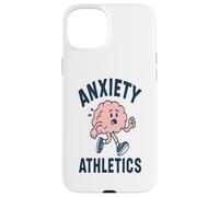 Carcasa para iPhone 15 Plus Ansiedad Atletismo Cerebro Correr Ejerc