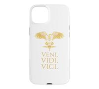 Carcasa para iPhone 15 Plus Antigua Roma - Julio César Cita Latina - Veni Vidi Vici
