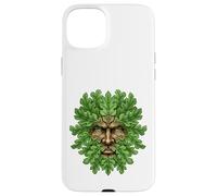 Carcasa para iPhone 15 Plus Antiguo Bosque Cara Pagana Naturaleza Espíritu Celta Popular Regalo