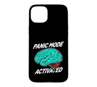 Carcasa para iPhone 15 Plus Anxiety Humor Panic Mode Activated Brain