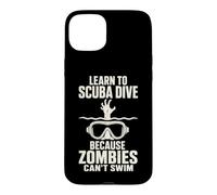 Carcasa para iPhone 15 Plus Aprende a bucear Rescue Diver Humor Submarino