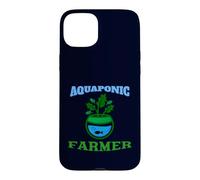 Carcasa para iPhone 15 Plus Aquaponic Farmer Cultivador hidropónico de Agricultura sostenible