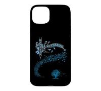 Carcasa para iPhone 15 Plus Árbol Azul con la Parte Trasera Completa de Genesis Wind and Wuthering