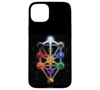 Carcasa para iPhone 15 Plus Árbol de la Cábala Sephiroth Queen Escala Geometría Sagrada Hermética