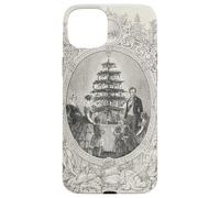 Carcasa para iPhone 15 Plus Árbol de Navidad en el Castillo de Windsor