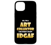 Carcasa para iPhone 15 Plus Art Collector Costume Idgaf Meme Rare Fine Art Collections