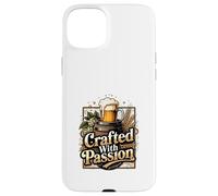 Carcasa para iPhone 15 Plus Arte Creativo del Concepto de elaboración de Cerveza impulsada por la pasión