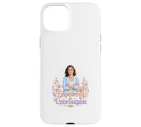 Carcasa para iPhone 15 Plus Arte Floral de Fuerza de Mujer irrompible empoderada