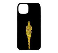 Carcasa para iPhone 15 Plus Arte Pop Athena Mitología Odisea Diosa Medio Tono