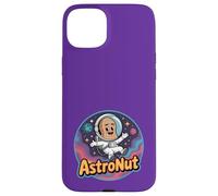 Carcasa para iPhone 15 Plus Astronut Lindo Cacahuete En Espacio Galaxia Astronauta Juego de Palabras