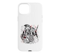 Carcasa para iPhone 15 Plus Atenea Diosa Guerrera Griega Antigua Búho Esparta