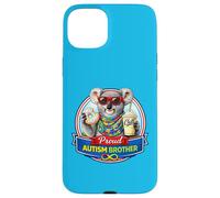 Carcasa para iPhone 15 Plus Autismo Brother, Koala Bear Donut Milkshake Neurodiverso TDAH