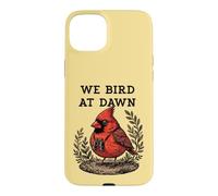 Carcasa para iPhone 15 Plus Aves al Amanecer Cardenal Birdwatching Birdwatching