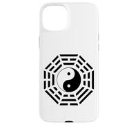 Carcasa para iPhone 15 Plus Bagua Espejo Feng Shui Diseño Yin/Yang Ocho Trigramas Símbolo